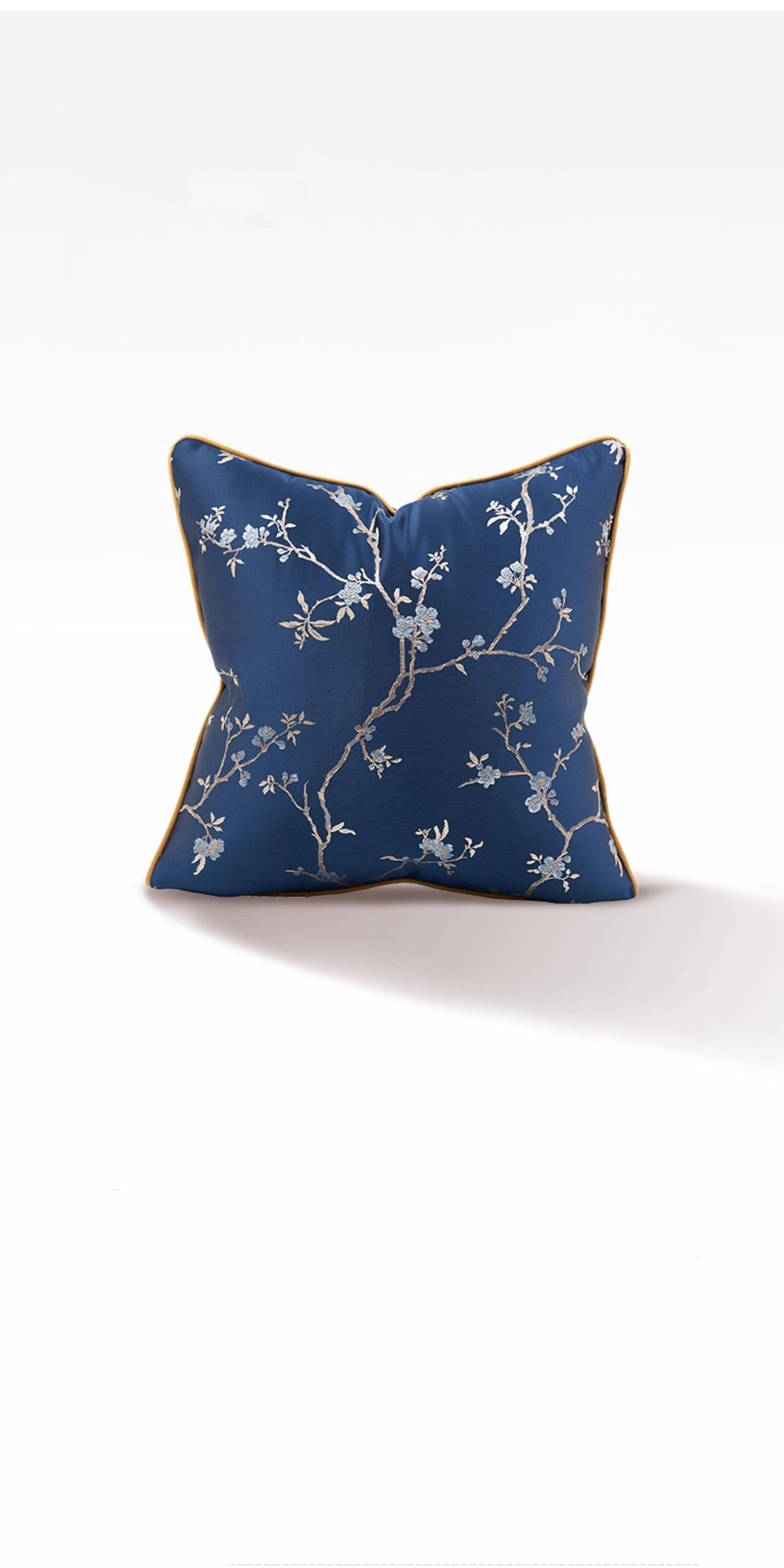 Oriental Branch Jacquard Pillow Case