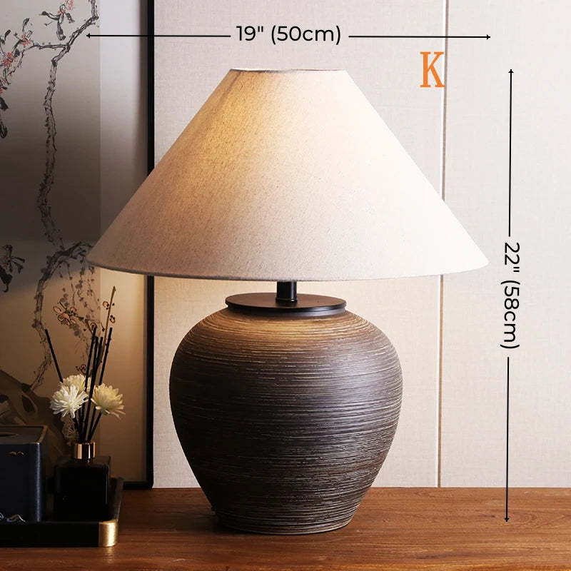 Lampe de table en céramique Miller (19"-22")