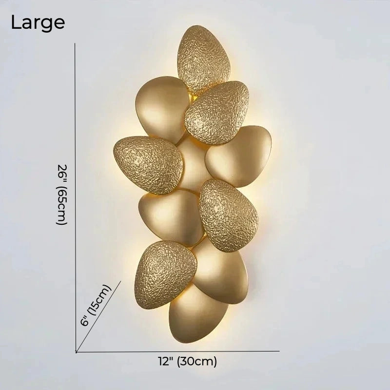 Velora Gold Stainless Steel Wall Sconce
