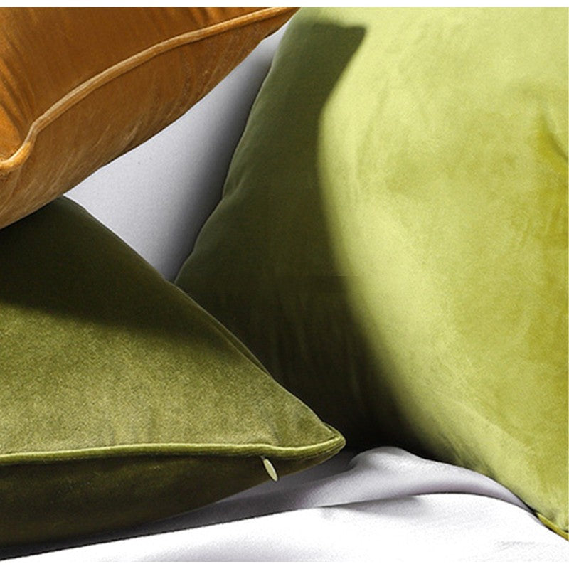 Luxuriöser Kissenbezug aus italienischem Samt