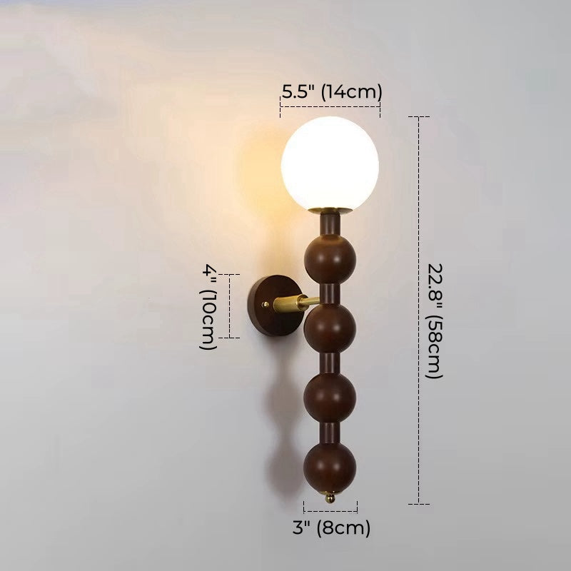 Applique murale en bois antique Kylie