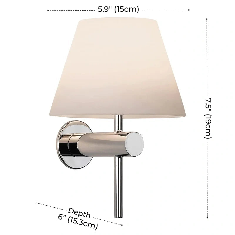 Applique murale en tissu doré Jorson