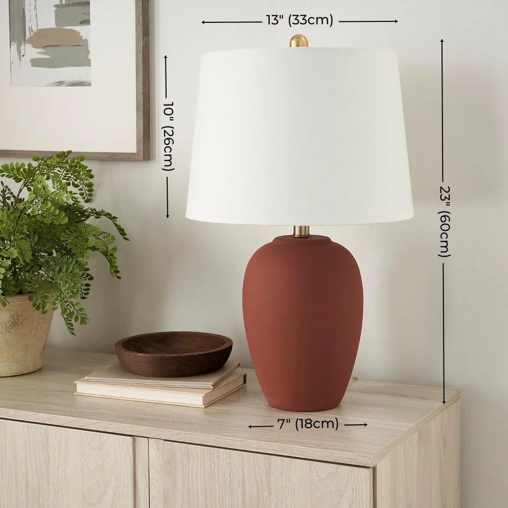 Lampe de table en céramique Canyon (23")