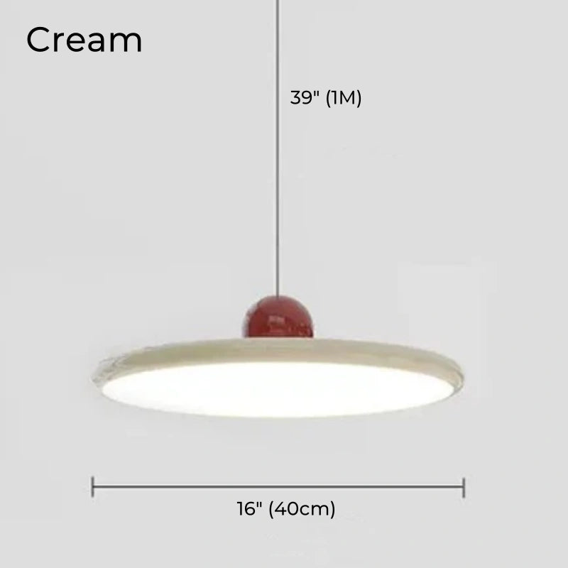 Minimalistische Pendelleuchte Lila