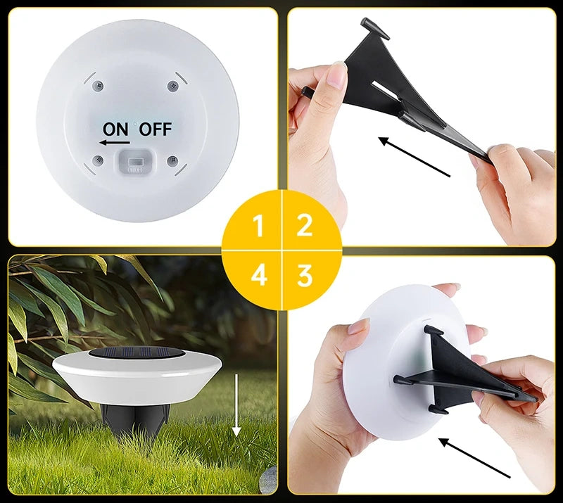 Halo LED Garden Solar Ground Light