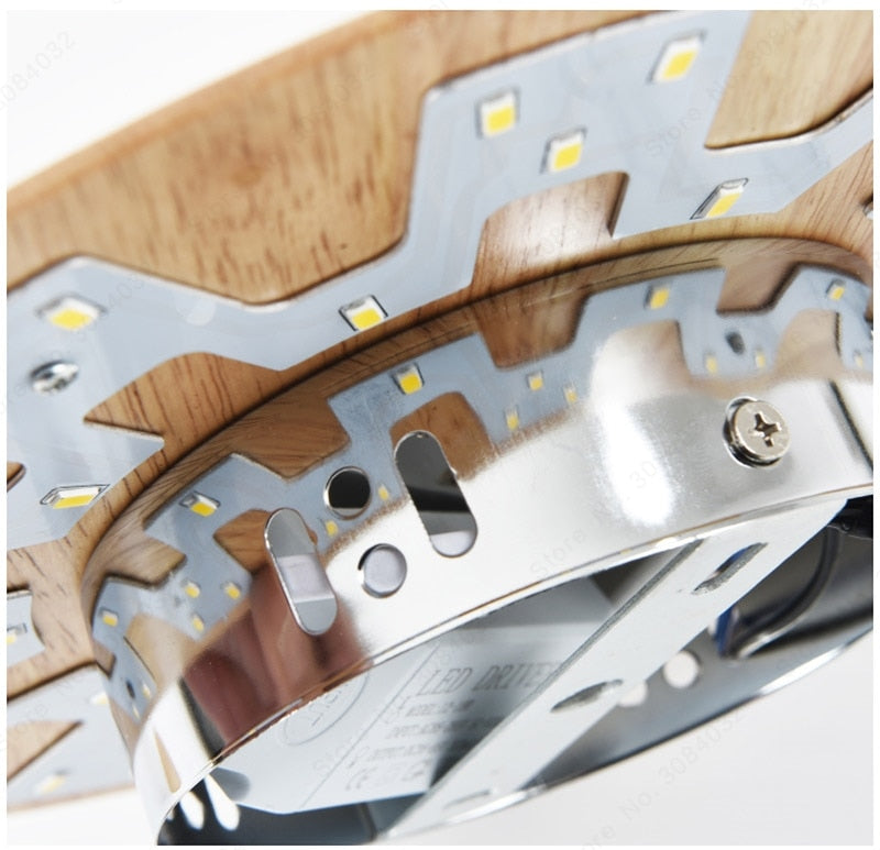 Modern Minimalist Wood LED Wall Light