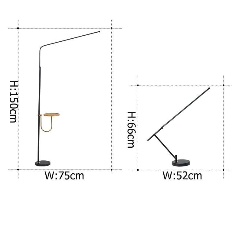 Lampe de table à LED minimaliste moderne