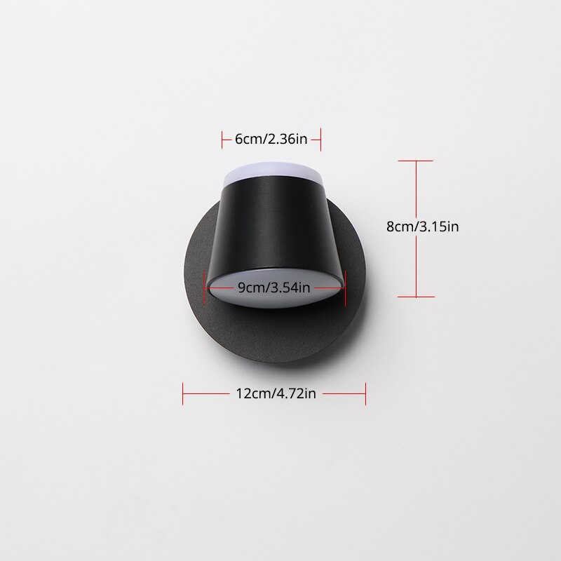 Applique murale à 3 têtes rotatives