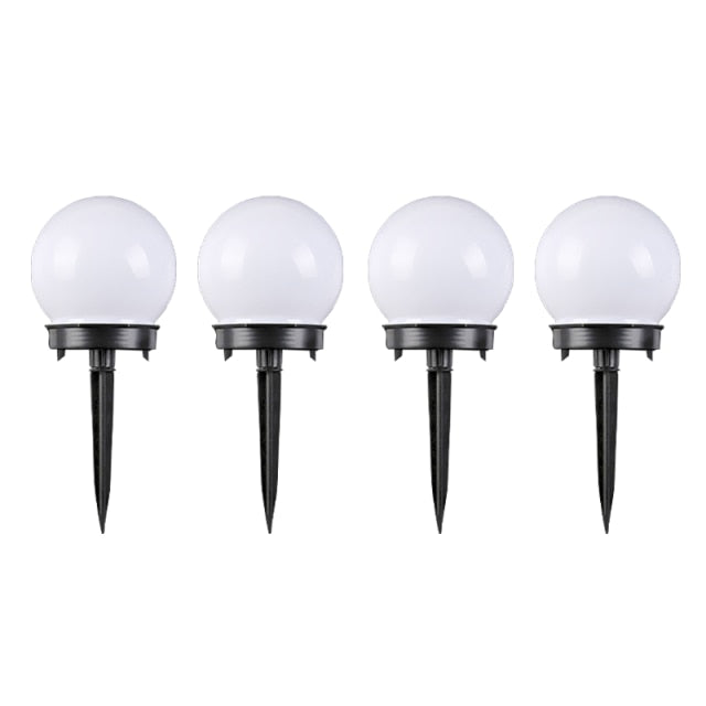 Lampes LED solaires pour patio Globe