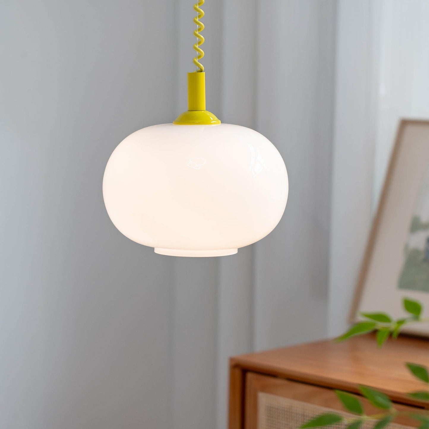Spring Wire Adjustable Pendant Light