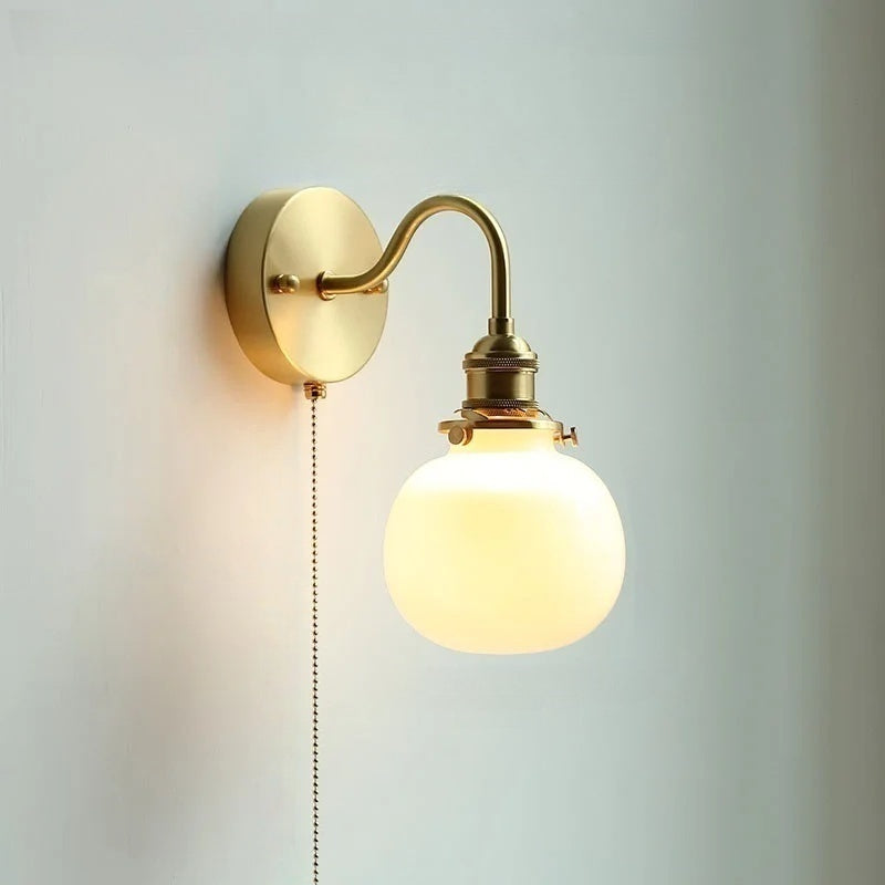Evelyn Glass Globe Wall Sconce & Ceiling Light