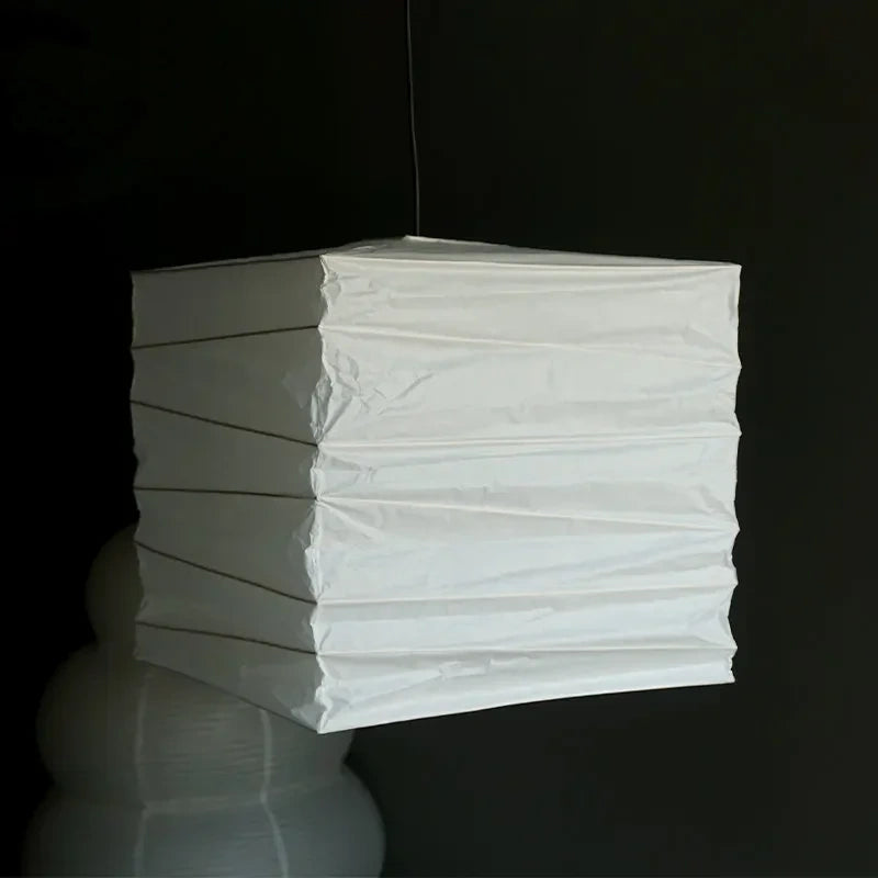Aki Rice Paper Square Pendant Light