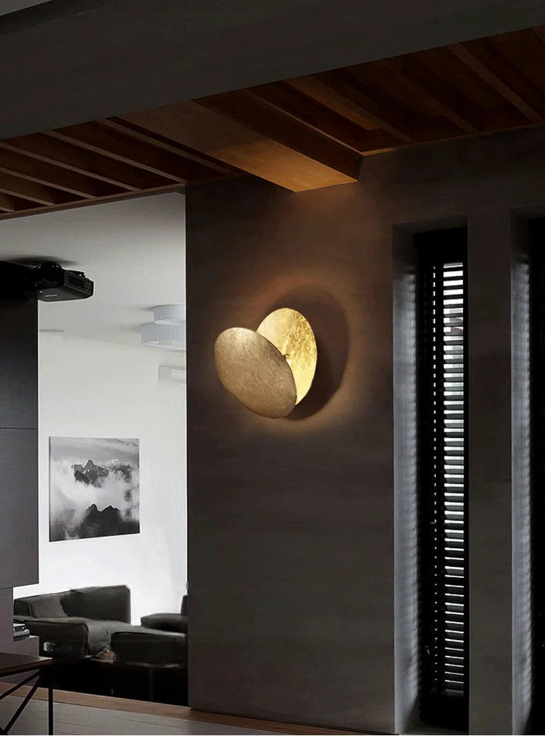 Moon Phase Metal Wall Lamp