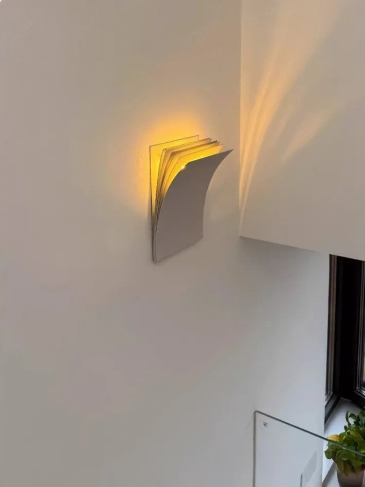 Brontë Open Book Wall Sconce