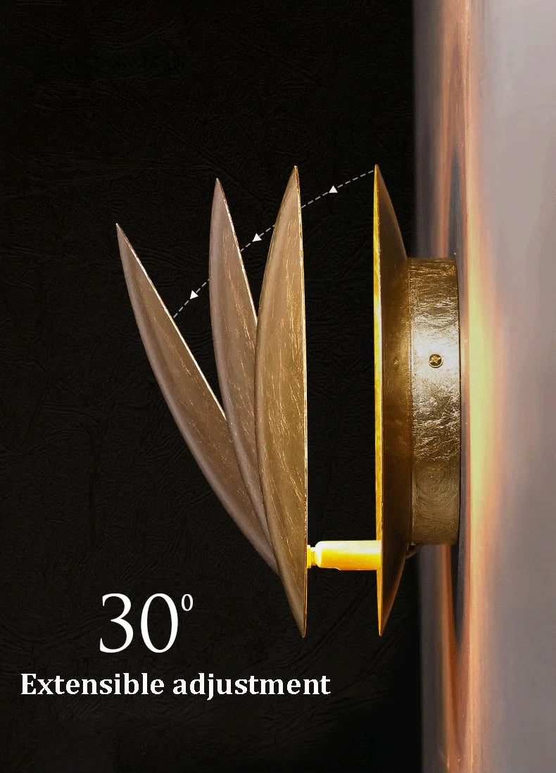 Moon Phase Metal Wall Lamp