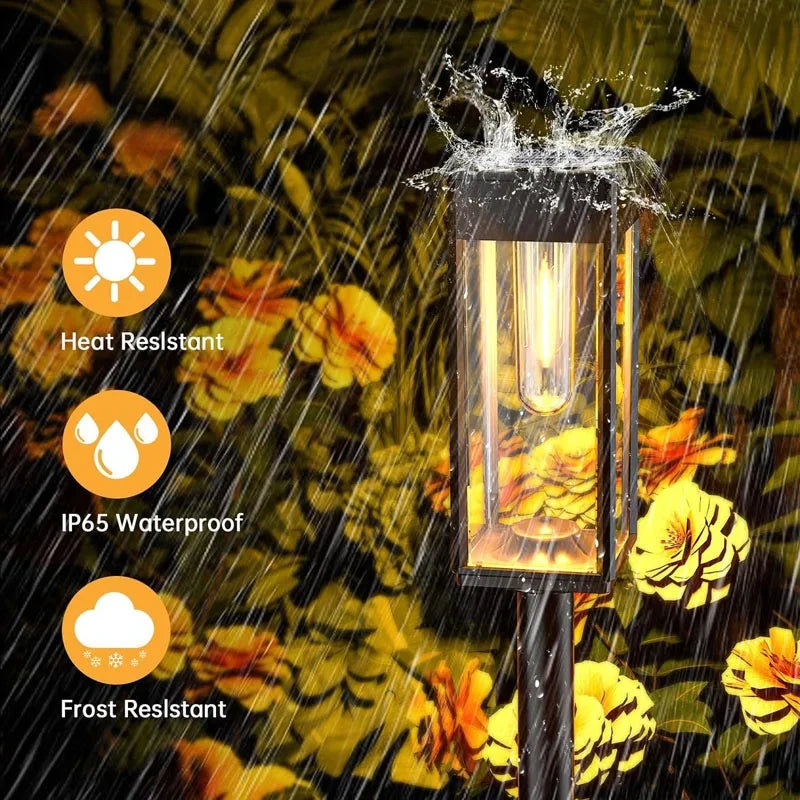 Timeless LED Filament Solar Path Lights
