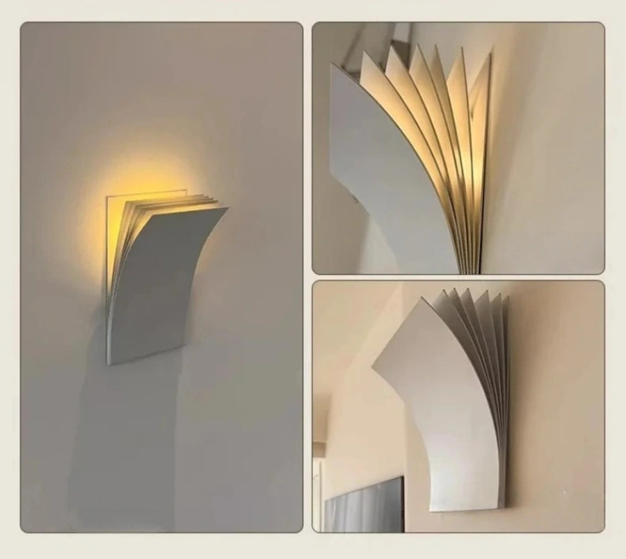 Brontë Open Book Wall Sconce