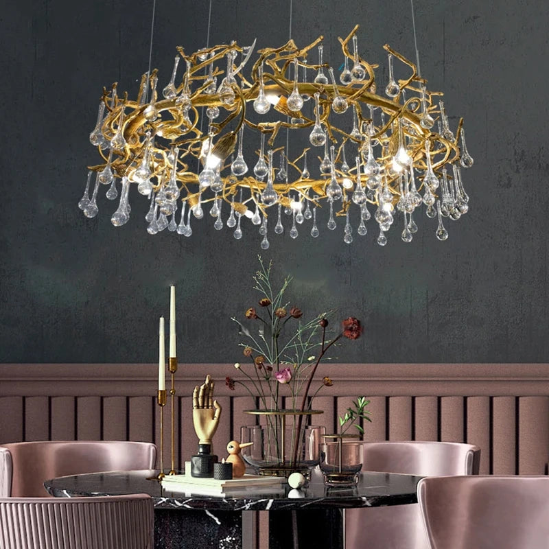 Sylvia Branch Crystal Chandelier