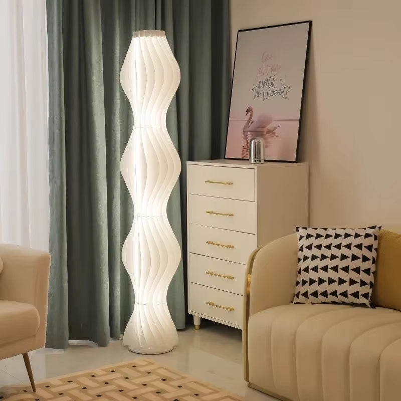 Nordic Modern Cream Acrylic Floor Lamp