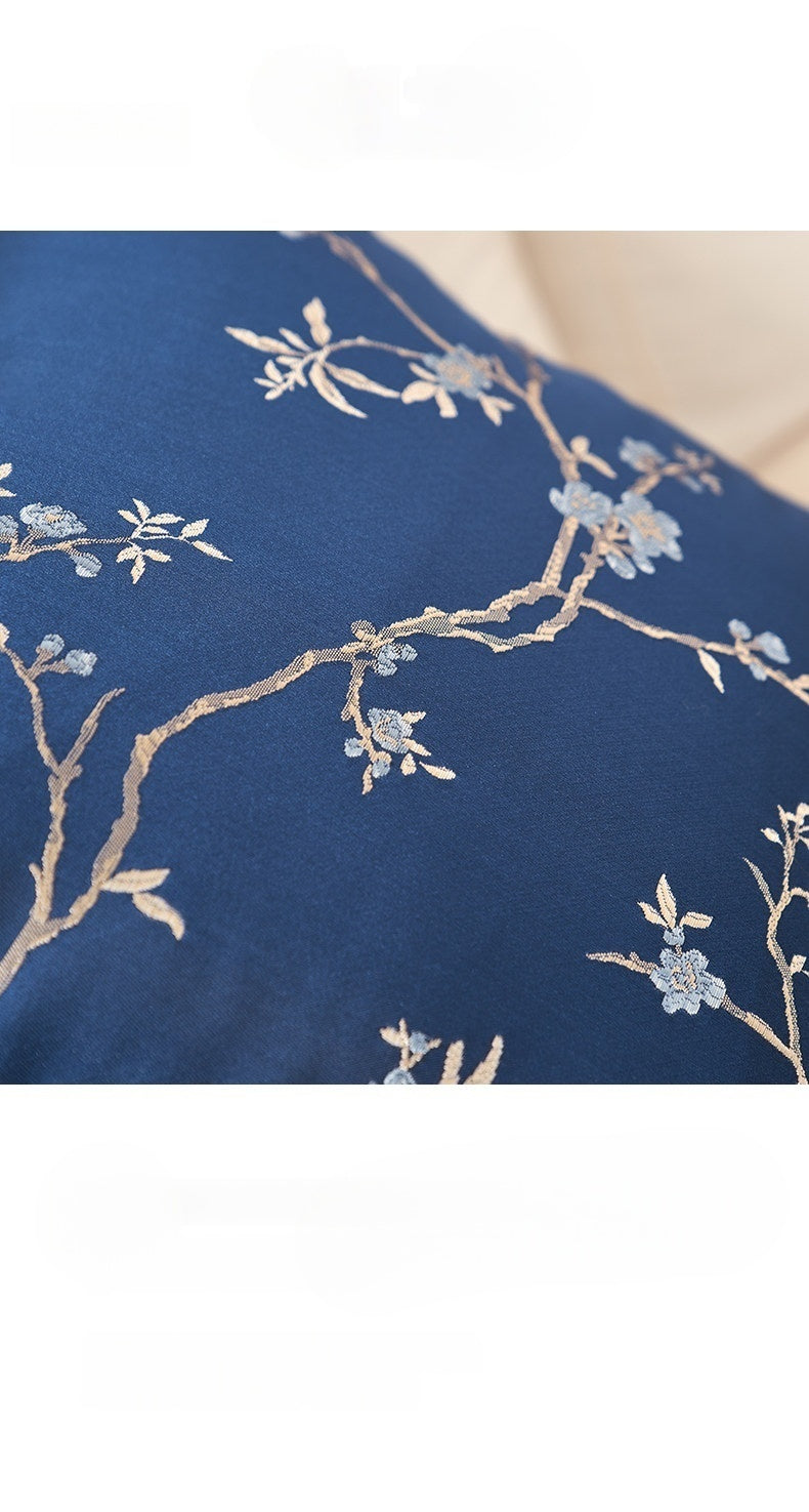 Oriental Branch Jacquard Pillow Case