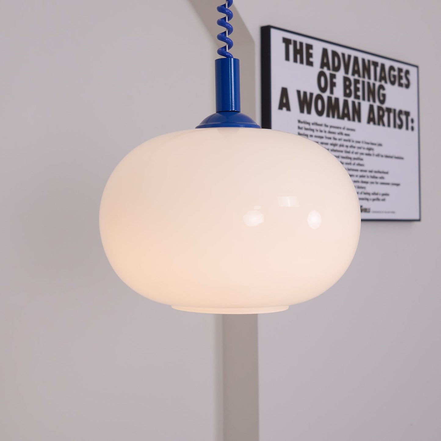 Spring Wire Adjustable Pendant Light