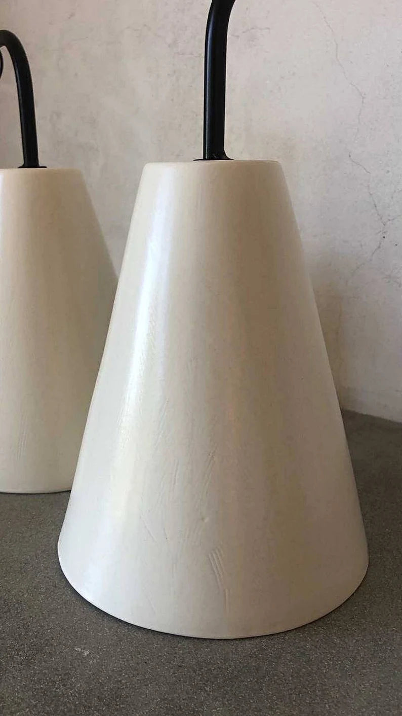 Rustic White Bathroom Wall Sconce