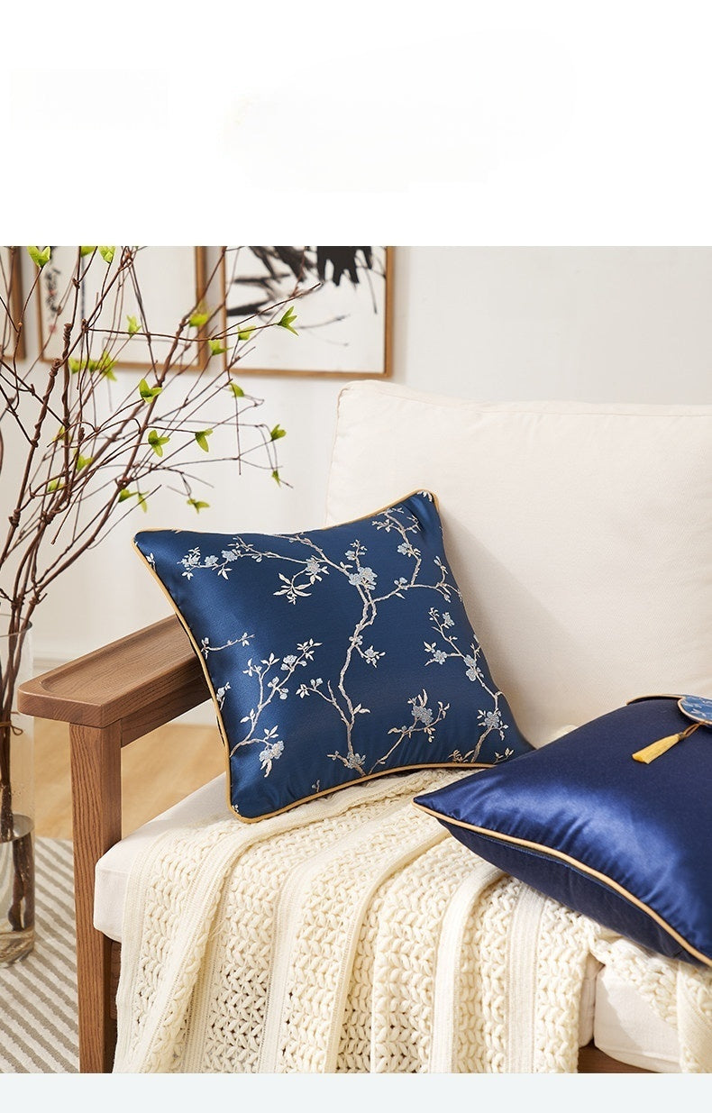 Oriental Branch Jacquard Pillow Case