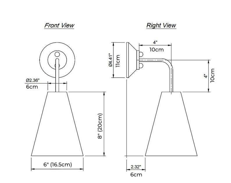 Rustic White Bathroom Wall Sconce