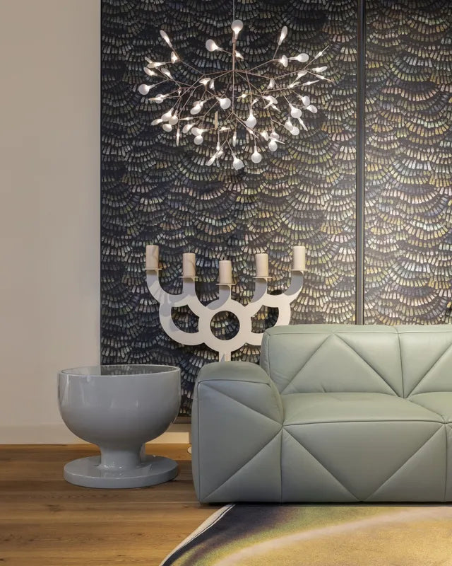 Heracleum Rose Gold Branch Chandelier