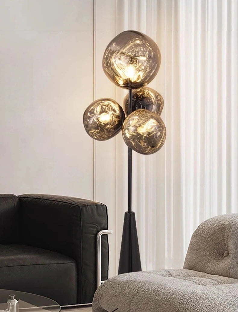 Tambora Lava Floor Lamp, Bulb Version