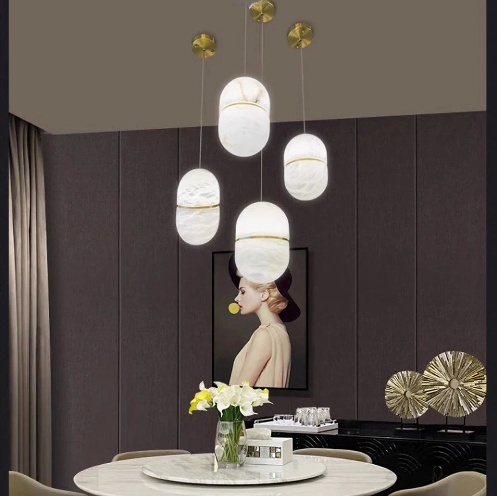 Atelier Alabaster Pendant Light Collection