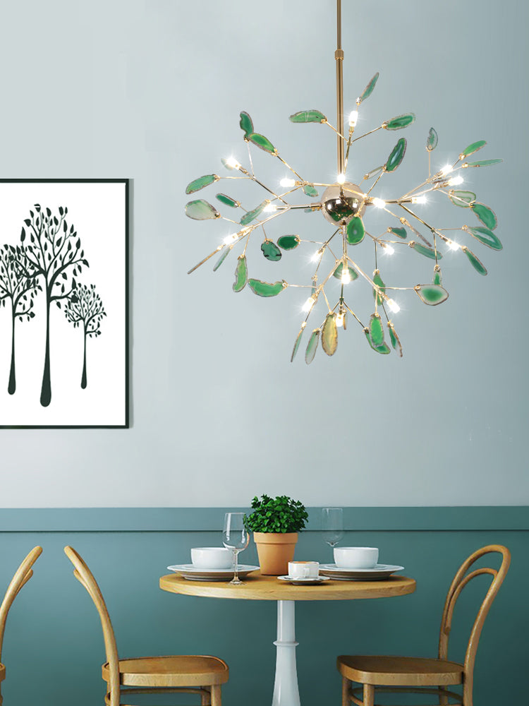 Heracleum Colorful Agate Branch Chandelier