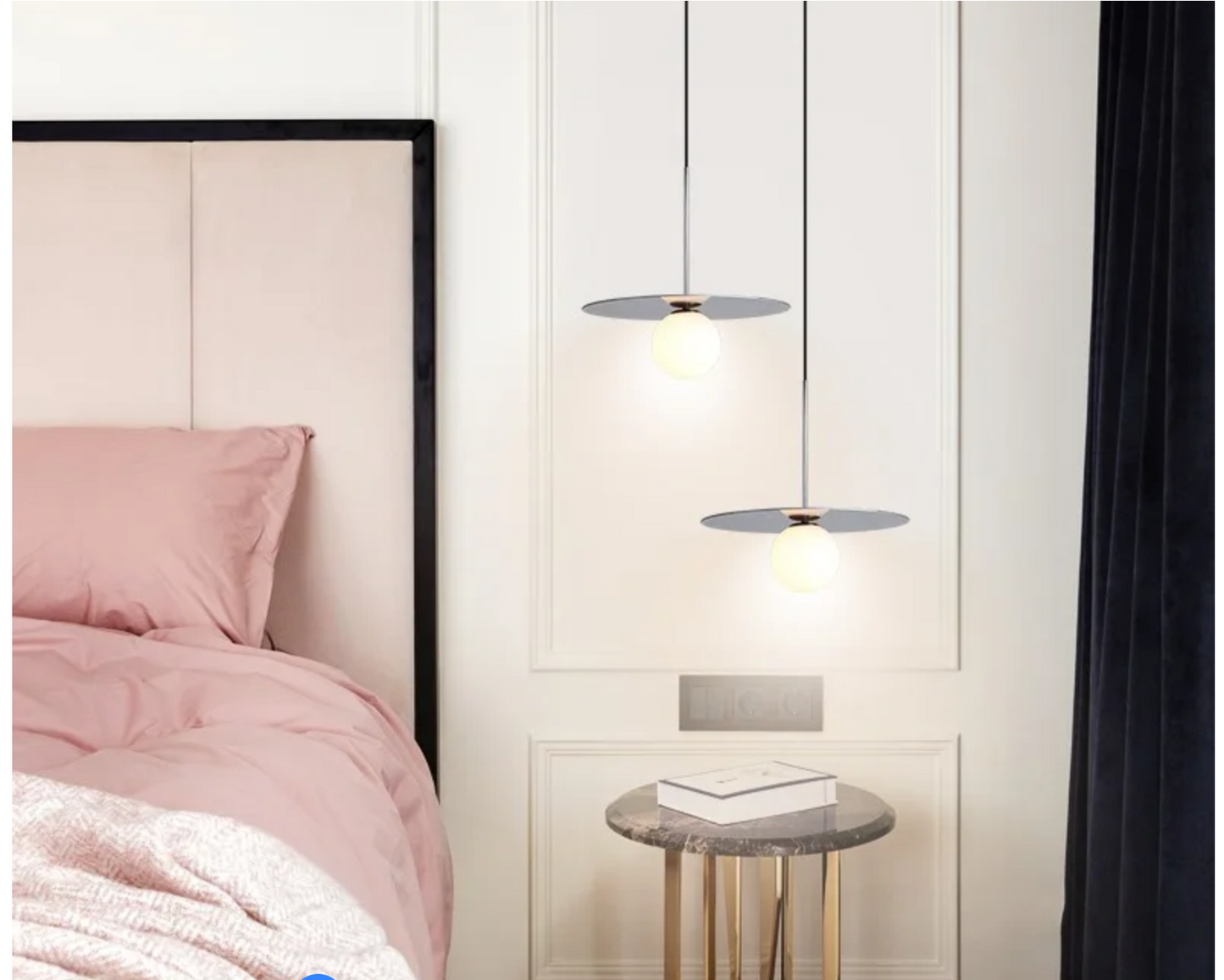 Orion Disc Globe Pendant Light