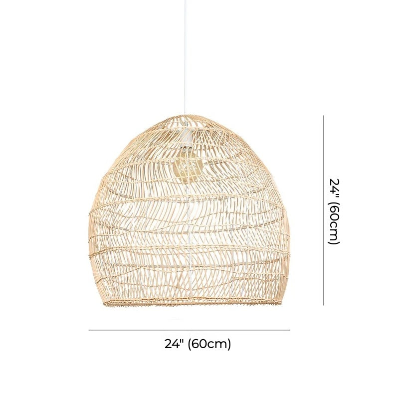 Natural Wicker Pendant Light