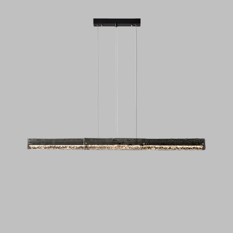 Bling Textured Glass LED Pendant Light for Dining Room