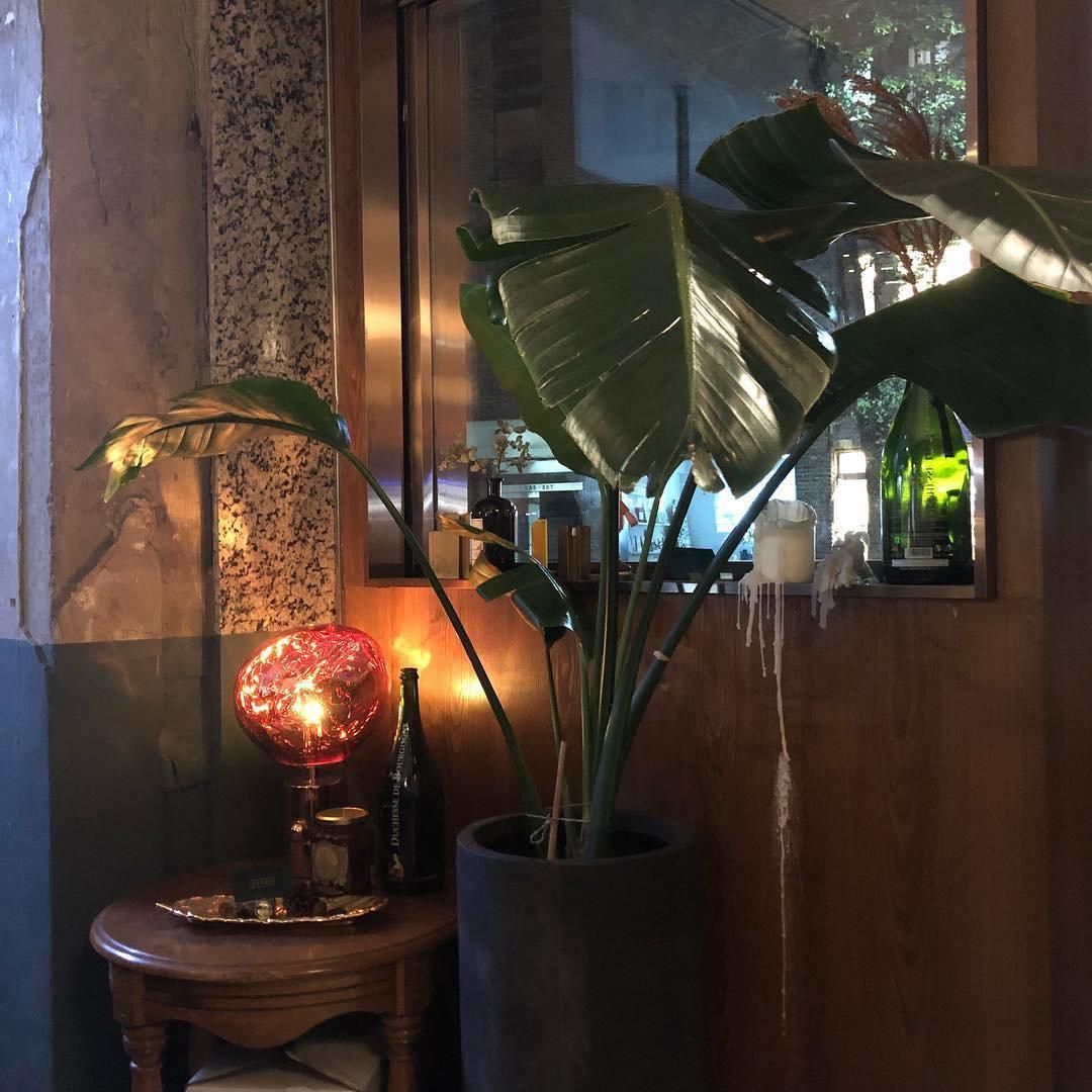 Tambora Lava Cylindrical Table Lamp with Plug