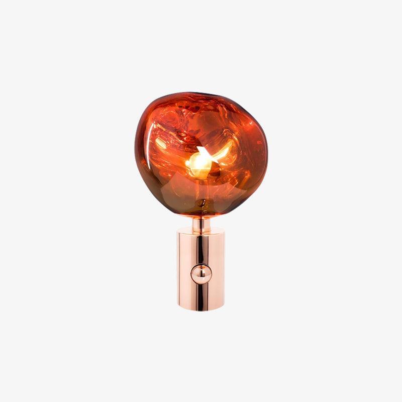 Tambora Lava Cylindrical Table Lamp with Plug