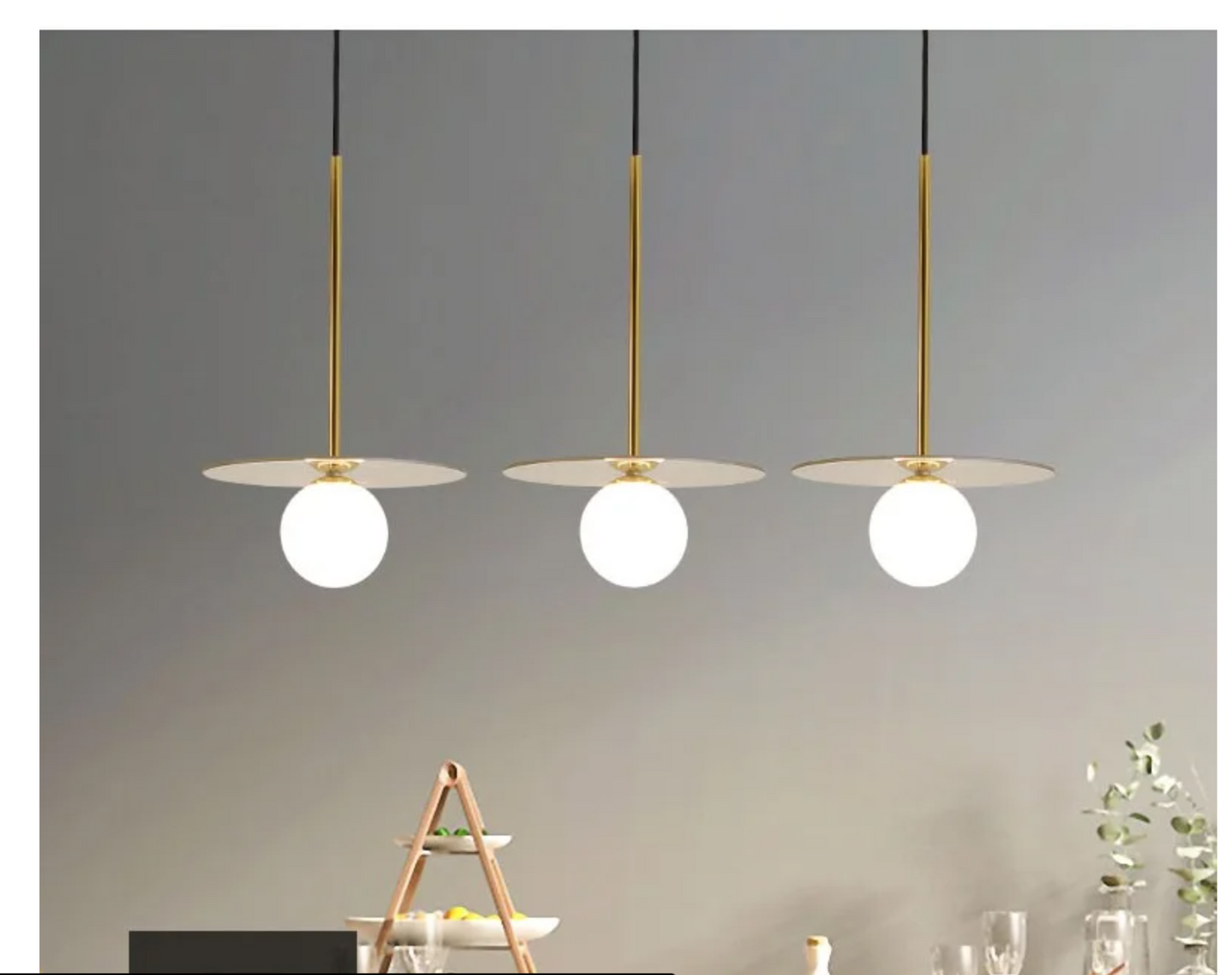 Orion Disc Globe Pendant Light
