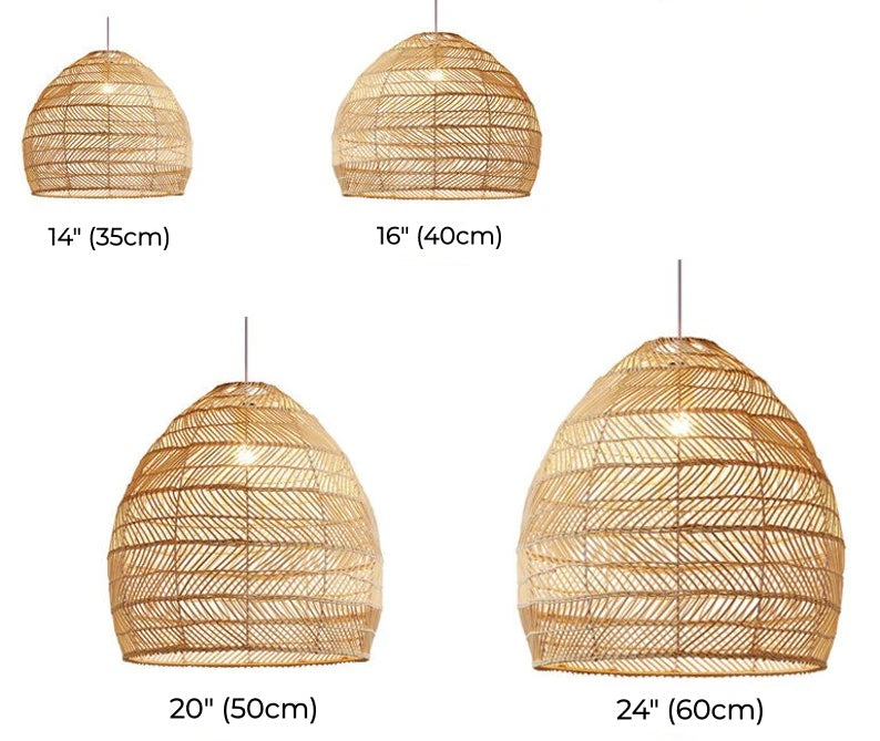 Natural Wicker Pendant Light