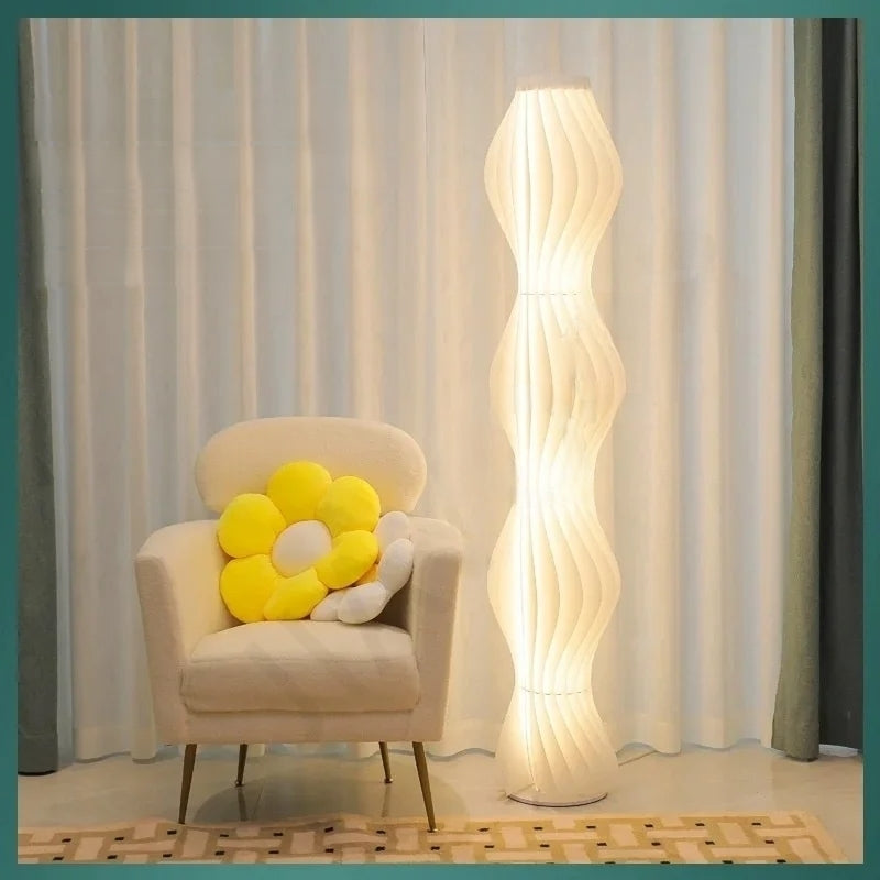 Nordic Modern Cream Acrylic Floor Lamp