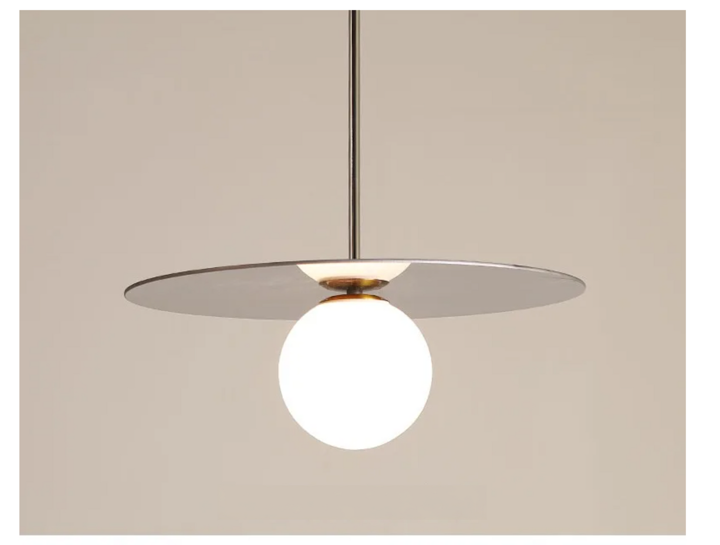 Orion Disc Globe Pendant Light