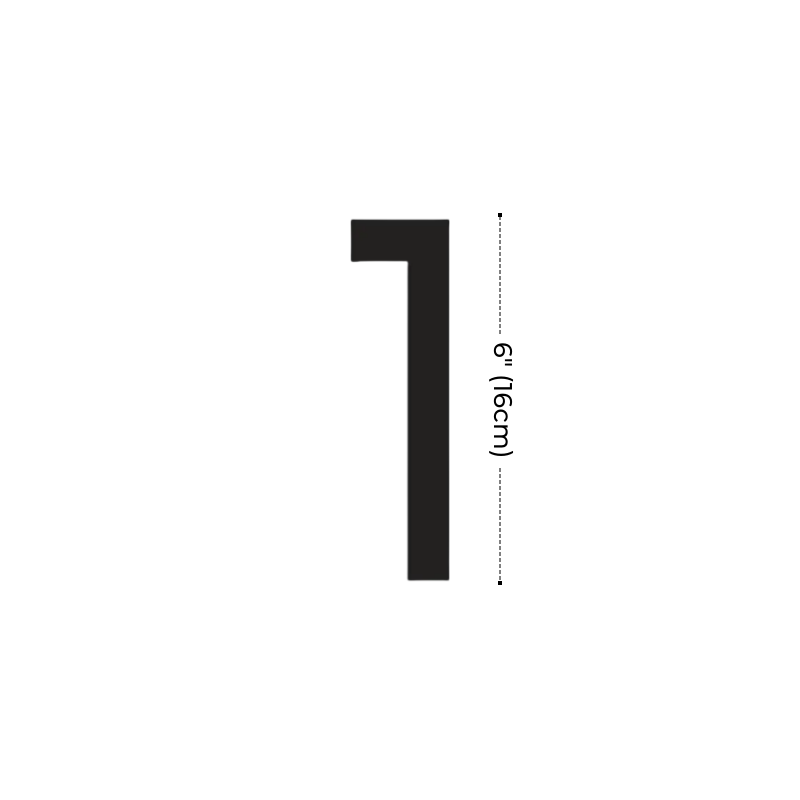 Modern Residential LED House Number Light, Outdoor & Waterproof