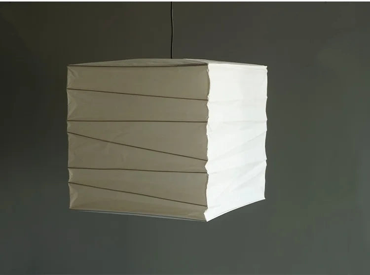 Aki Rice Paper Square Pendant Light