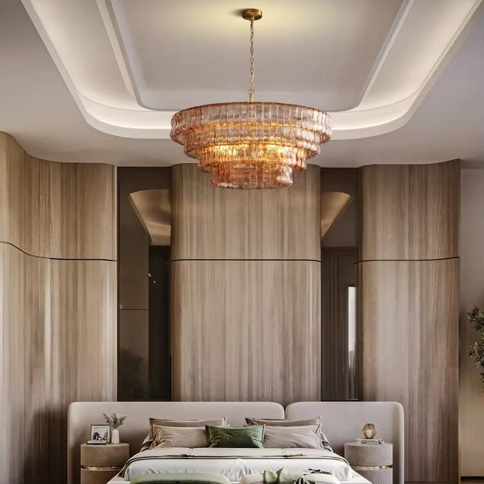 Juliet Multi-Tier Crystal Round Chandelier