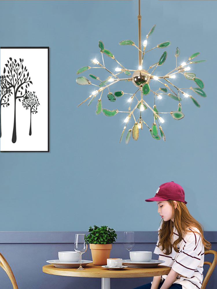Heracleum Colorful Agate Branch Chandelier
