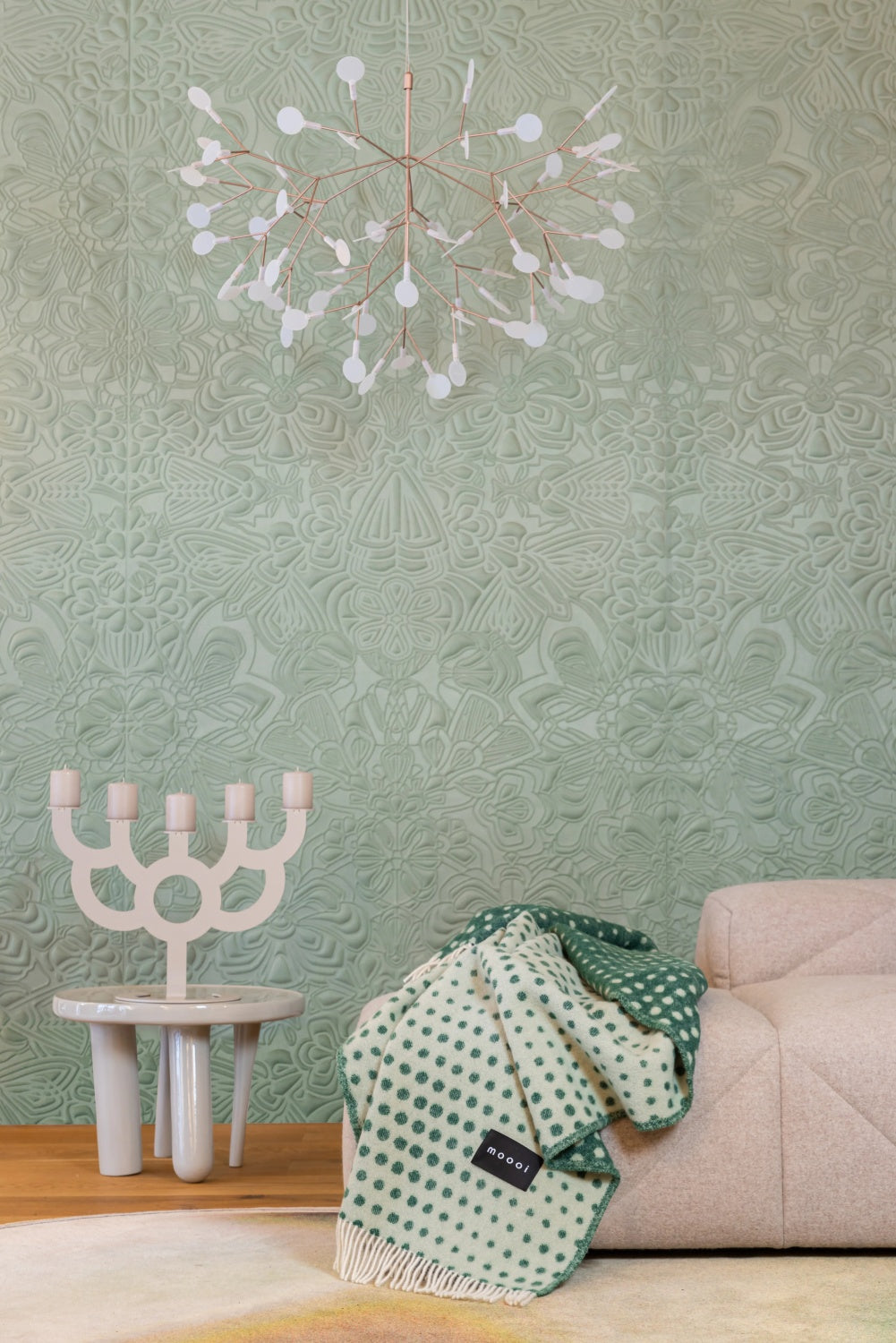 Heracleum Rose Gold Branch Chandelier