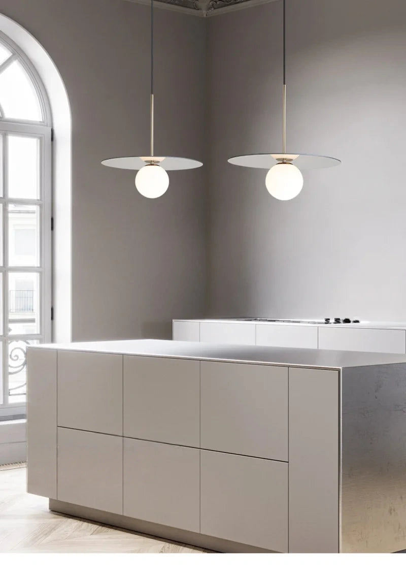 Orion Disc Globe Pendant Light