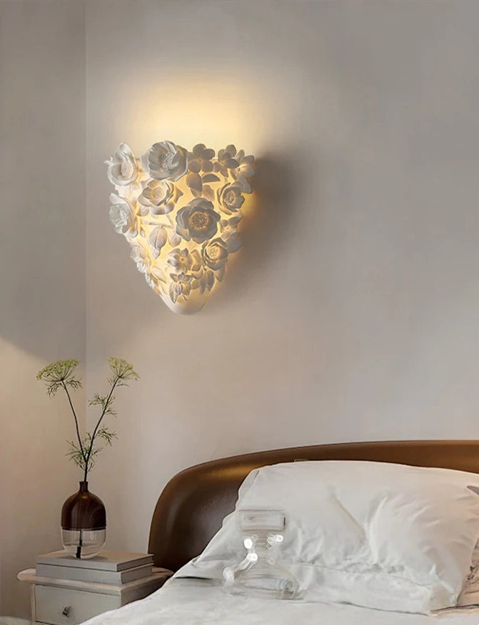 Jardin Floral Relief LED Wall Sconce