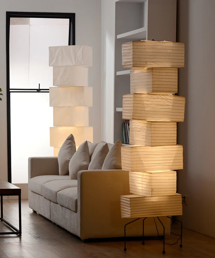 Nomi Rice Paper Floor Lamp Collection