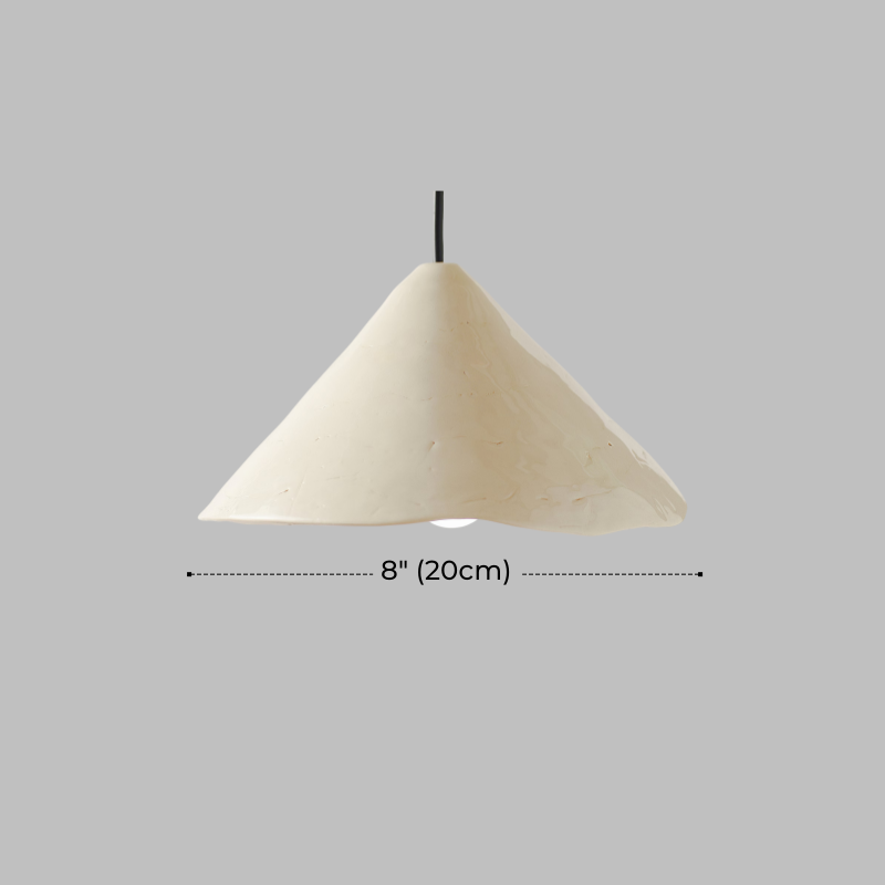 Rustic White Ceramic Pendant Light for Kitchen Island